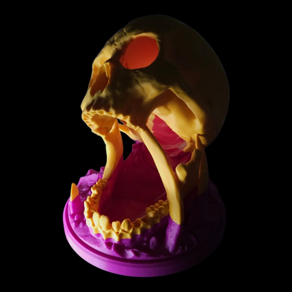 LED Skull Dice Tower