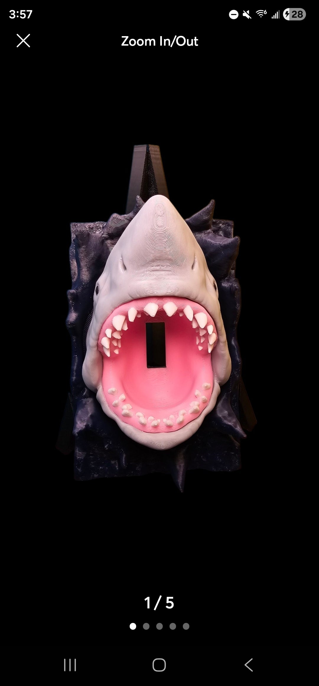 Shark Light Switch plate