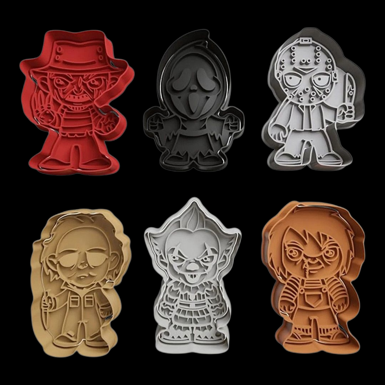 Horror cookie cutters