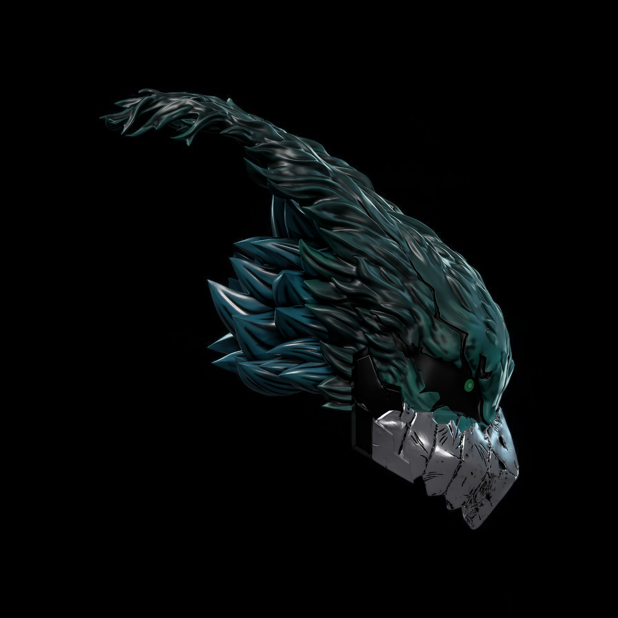 Green Superhero Helmet