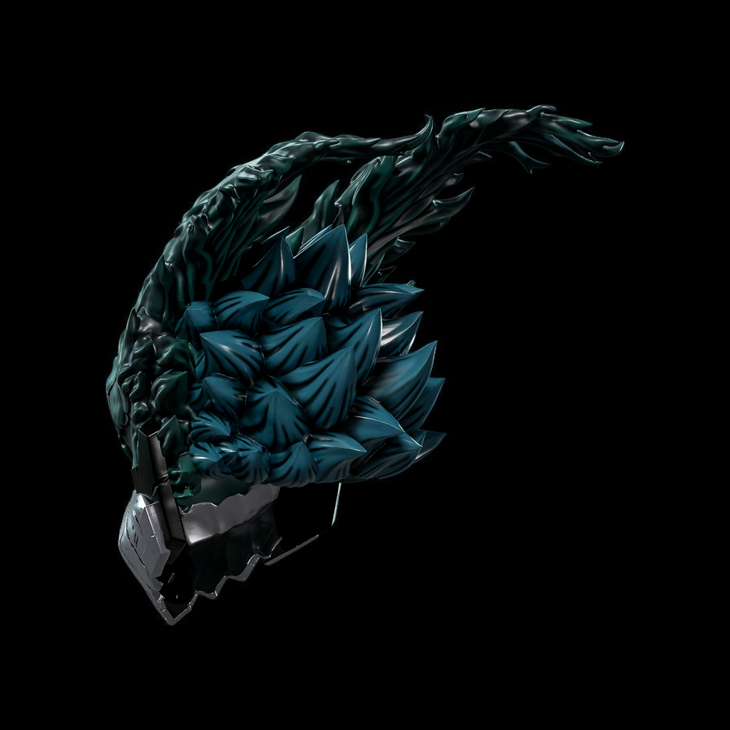 Green Superhero Helmet