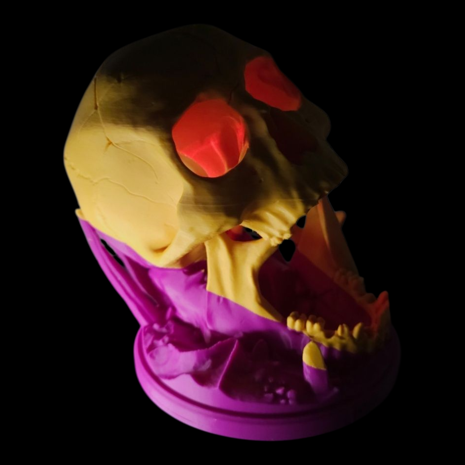 LED Skull Dice Tower