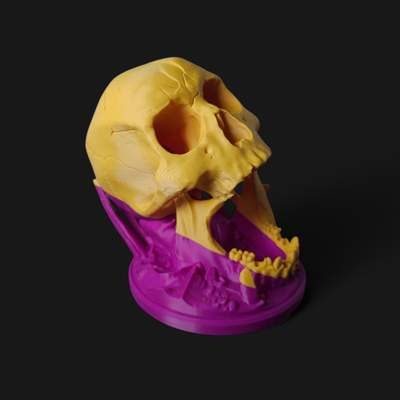 LED Skull Dice Tower